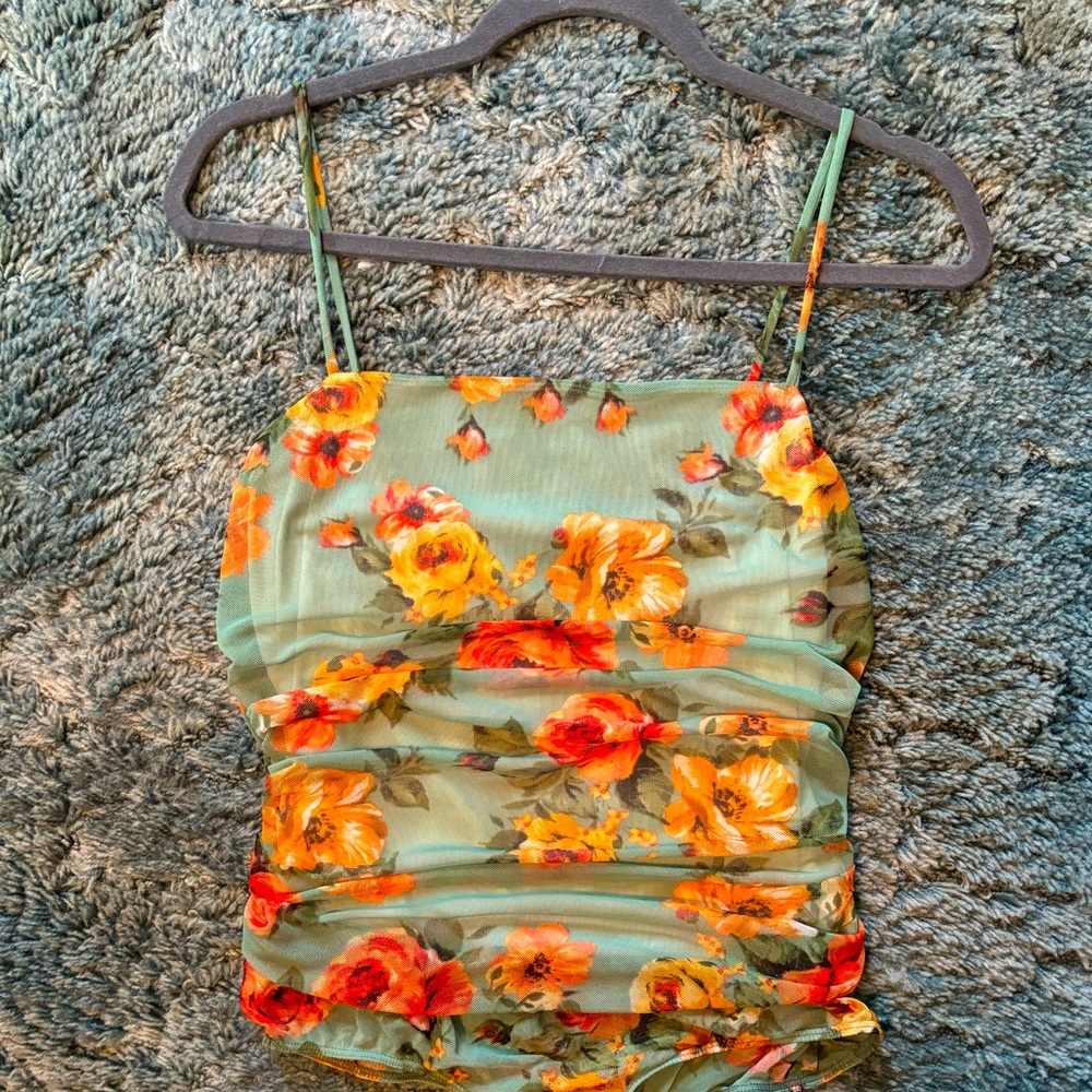 Floral bodysuit
